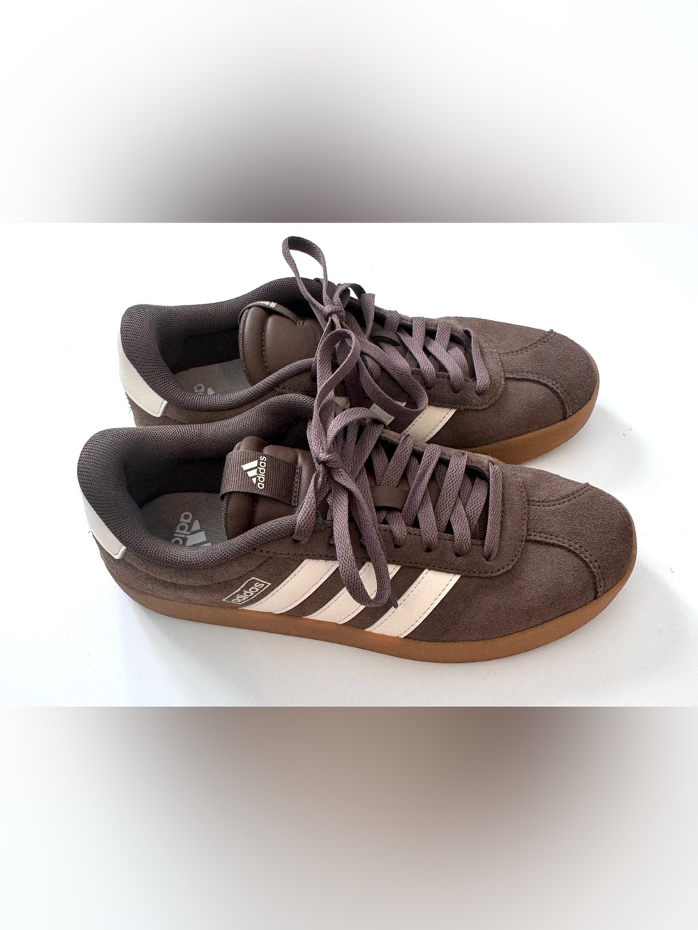 Adidas Women’s VL Court 3.0 Sneaker Size 8 Brown